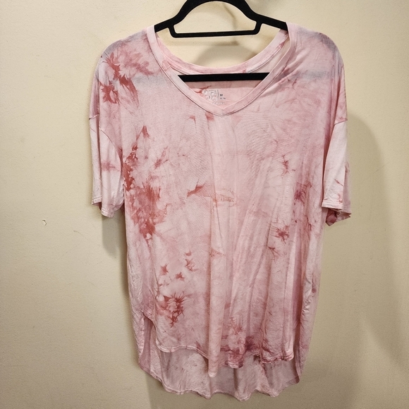 TIME and TRUE Pink Tie Dye Short Sleeves T-shirt size 8 (8-9) - Picture 3 of 8
